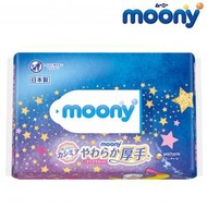 Moony - MOONY 嬰兒加厚水份濕紙巾 60張 [平行進口] 嬰幼兒濕紙巾 (包裝圖案隨機出貨)