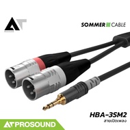 Sommer Cable Basic HBA-3SM2 สายเปิดเพลงแบบสำเร็จ สายสัญญาณหัว XLR to 3.5 mm สายเปิดเพลง (XLR+XLR to 