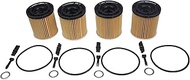 LSSOCH 4PCS Engine Oil Filters with Seals 26350-2M000 Compatible With Hyundai 1.6L 2021-2022 Accent 