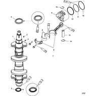 CONNECTING ROD KIT ENGINE MERCURY/TOHATSU OUTBOARD MARINE