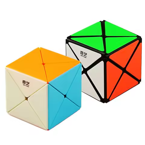 Qiyi X Cube 2x2x2 X-Shaped Magic Cube Qiyi X Speed Cube 2x2 Strange-Shape Puzzle Cube Toys