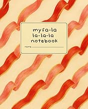 My Fa La La La La Notebook: A 7.5 × 9.25 Holiday Catch-All Notebook | 120 Lined Pages | Vintage Cand
