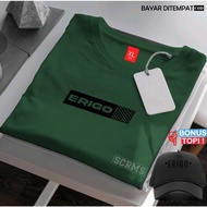 Men's T-shirt Free Hat  Erigo Sisik Text Black Short Sleeve Distro T-Shirt Men's and PremiumWanita u
