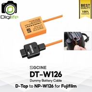 ZGCINE Battery DT-W126 Dummy Battery Cable สำหรับ ใช้แทน Fujifilm Battery NP-W126 ( D-Tap Port to W1