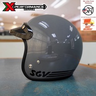 preferred - HELMET SGV99 / SGV62 MODERN GREY NEW COLOUR SIRIM APPROVED