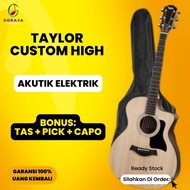 gitar akustik elektrik taylor high quality string equalizer 7545r - natural bublewarp