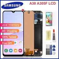 Samsung Galaxy A30 / A50/ A50S /A305/A505/A507  ( TFT ) LCD Display Touch Screen Digitizer Replacement with Frame
