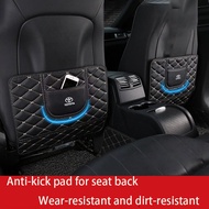 2 piece Toyota car seat back Anti kick pad Seat Anti-dirty Pads for wish sienta CHR noah estima RAV4 Corolla Camry Prado Car Accessories