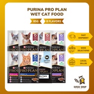 Purina PRO PLAN Cat Food - Wet, Delicious, 85g Pouch