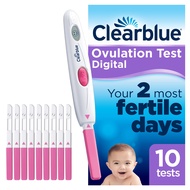 Clearblue Digital Ovulation Test, 10 Tests (Pinpoints your 2 most fertile days)