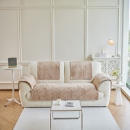Sofa Cushion Sofa Cover Cover Non-slip Thickened Flannel L Shape Soft Sofa Cuhsion Set Seat Cover