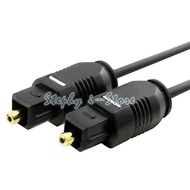 【READY STOCK】Toslink Fiber Optic Audio Cables Digital Audio Optical Digital Cable (2m / 3m / 5m / 1