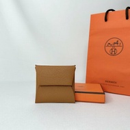 HERMES 全新Bastia雙色零錢包