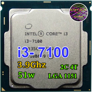 ซีพียู CPU Intel Core i3-7100 2คอ 4เทรด 51W LGA 1151 ฟรีซิลิโคน1ซอง i3 7100 As the Picture One