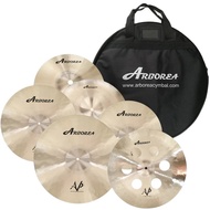 LZR1 Arborea Handmade Cymbal Set Musical Accessories Cymbal Drum Felt (14''hihat+16''crash+18''crash