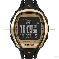 (SALES) TIMEX TW5M05900 Unisex IRONMAN Sleek 150 Digital Watch Black Gold *Original