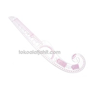 45 Cm Multifunctional Transparent Sewing Pattern Ruler