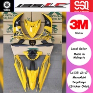 High Quality AAA Premium Sticker Stripe Yamaha Lc135 v2 v3 v4 v5 v6 v7 Mx-King Body Set Coverset Bodyset 3M Vietnam