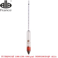 Hydrometer 1.000-1.200: 0.002 g/ml Tp 20 C, Code: 3020FG100/20-QP, Brand: ALLA FRANCE, 100% new