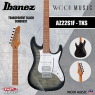 Ibanez AZ22S1F TKS AZ Standard Series Electric Guitar - Transparent Black Sunburst