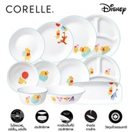 CORELLE Winnie The Pooh and Friends จานกลม จานอาหาร ชาม ชามสำหรับพาสต้า ชุดจานอาหาร