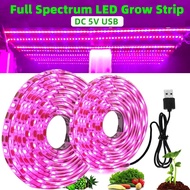 USB  5V LED Plant Grow Strip Light Full Spectrum Plant Growth Light Greenhouse Phytolamp for Plants Hydroponics Growing System