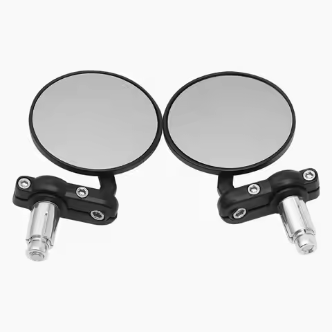 2pcs Motorcycle Mirror Round Bar End Convex Handle Bars for KTM LC4 Supermoto 990 AdventuRe 990 SMC 