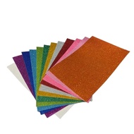 5Sheets Glitter Foam (Eva Foam) Board A4 Size Foam Board NO ADHESIVE