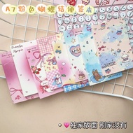 A7 Pink Cute Memo Paper Non Sticky Convenient Message Board Memo