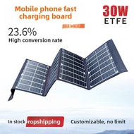 2024 Solar Folding Charging Panel for Phone 30W 40W 50W ETFE Solar Panel Folding Charging Bag