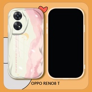 For OPPO Reno8 T Reno8 Pro Reno 8T 5G Reno 8 Pro (Sea Of Clouds) Phone Case Soft Silicone Wave Edge Back Cover Casing
