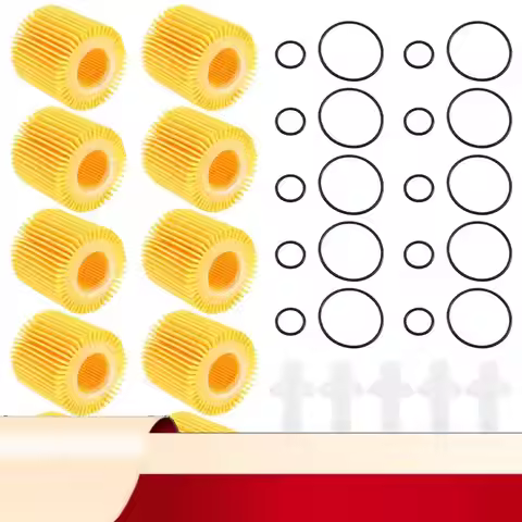 10Pcs Car Engine Oil Filters For Toyota C-HR 2018 2019 2.0L Pontiac Vibe 2009-2010 Corolla Prius 1.8