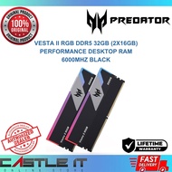 Predator VESTA II RGB DDR5 64GB / 32GB (2x16GB) 6800MHZ 6600MHZ 6000MHZ acer Performance Desktop RAM