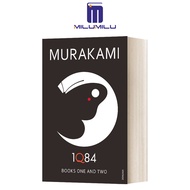 1Q84หนังสือ1 & 2หนังสือปกอ่อนโดยหนังสือภาษาอังกฤษต้นฉบับ Haruki Murakami