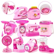 [READY STOCK]Pink Mini Kitchen Cooking Play Set Girl Toys Simulation Toys Kitchen Appliances Toy For Girl
