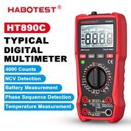 HABOTEST HT890C Typical Digtial Multimeter AC DC Voltage 1000V 4000 Counts Meter Resistance Measurem