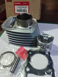 Honda genuine cylinder block assy std / cylinder block with piston kit and gasket for Honda tmx125/t