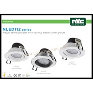 NVC NLED112* LED Adjustable Ceiling Spotlight 4w 3Inch/7w 4Inch/9w 4Inch Natural White/Daylight 30o 