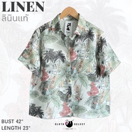 SLOTH SELECT…เสื้อเชิ้ตลินินแท้💯 ทรงแขนสั้น ใส่สบาย ชิวๆ ลายผ้าดี ตัดเย็บดีมากค่ะ