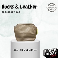 Bucks & Leather Crossbody Bag