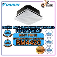 Daikin 2.0HP-5.0HP R32 REVO Max Surround Non-Inverter & Inverter Cassette Aircond FCFG & FCFV Series