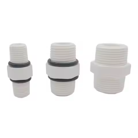 1/4" 1/2" BSP Male Thread With Seal O-RING 3/4" BSP Without O-ring POM Fitting Aquarium Reverse Osmo