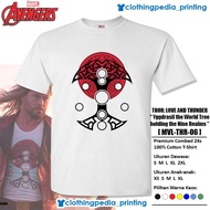 Chris Hemsworth T-Shirt Love and Thunder Yggdrasil Bifrost T-Shirt