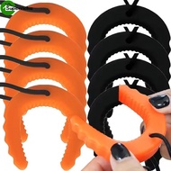 2-1Pcs C-shape Door Stop - Anti-collision Door Clamp - TPU Door Jam - Removeable Doorstopper - Windp