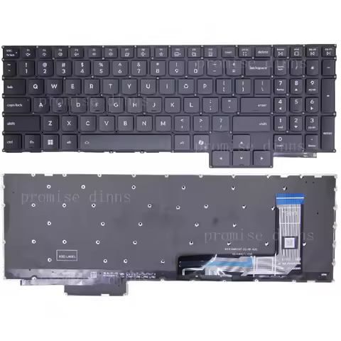 M for Lenovo Legion Pro 5 16ADR10 16IAX10 16IRX10 2025 US Keyboard RGB Backlit