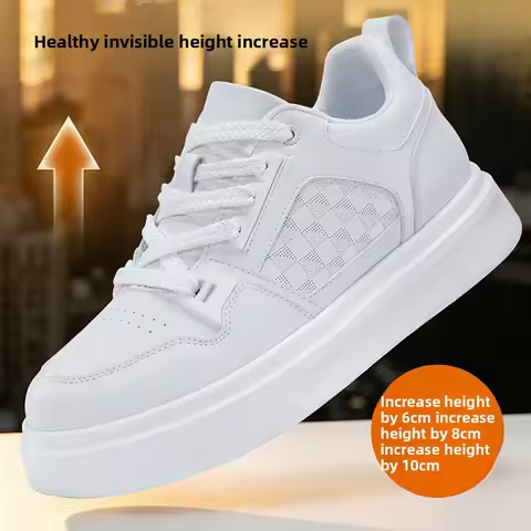 Men Elevator Shoes Height Increase Sneakers Shoes for Men 10cm Breathable Casual Shoes Invisible Inn