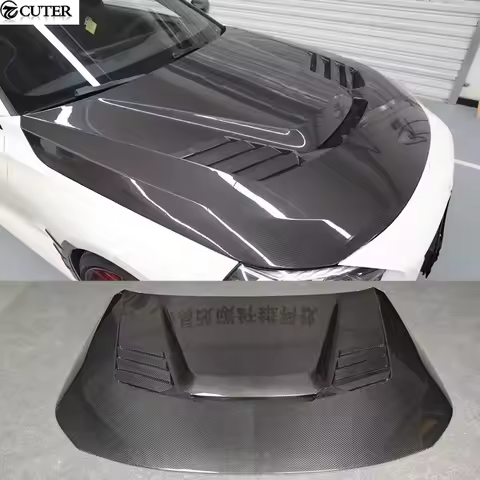 G87 M2 V Style Dry Carbon Fiber Engine Hood Bonnet for Bmw G87 M2 Car Body Kit