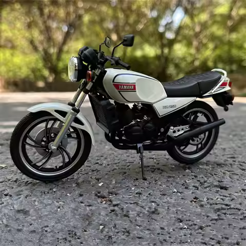 1:12 YAMAHA RZ250 RD250LC Alloy Racing Motorcycle Model Diecast Street Cross-country Sports Motorcyc