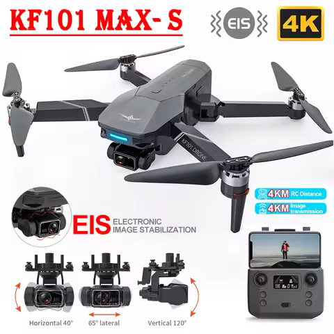 KF101 MAX-S / KF101 MAX1 GPS Drone 4K Camera with 3-Axis EIS Anti-Shake Gimbal Professional Quadcopt