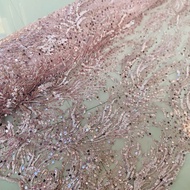 Code M53D Two-way sequin embroidered fabric